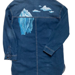 Veste iceberg verso détouré