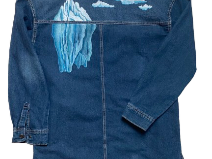 Veste iceberg verso détouré