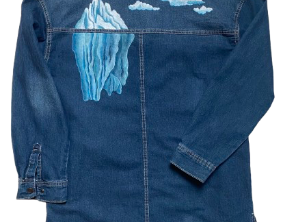 Veste iceberg verso détouré